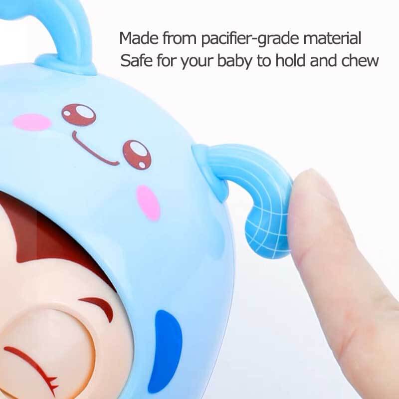 Fidtoy Roly-Poly Bee Teether Toy | Baby Sensory and Motor Development Toy 6+ Months