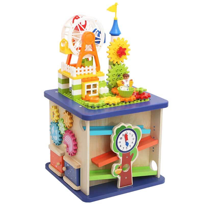 Fidtoy 13-in-1 Early Learning Toy for Toddlers – Montessori Educational Toy for Home, Travel, and Preschool Quiet Time