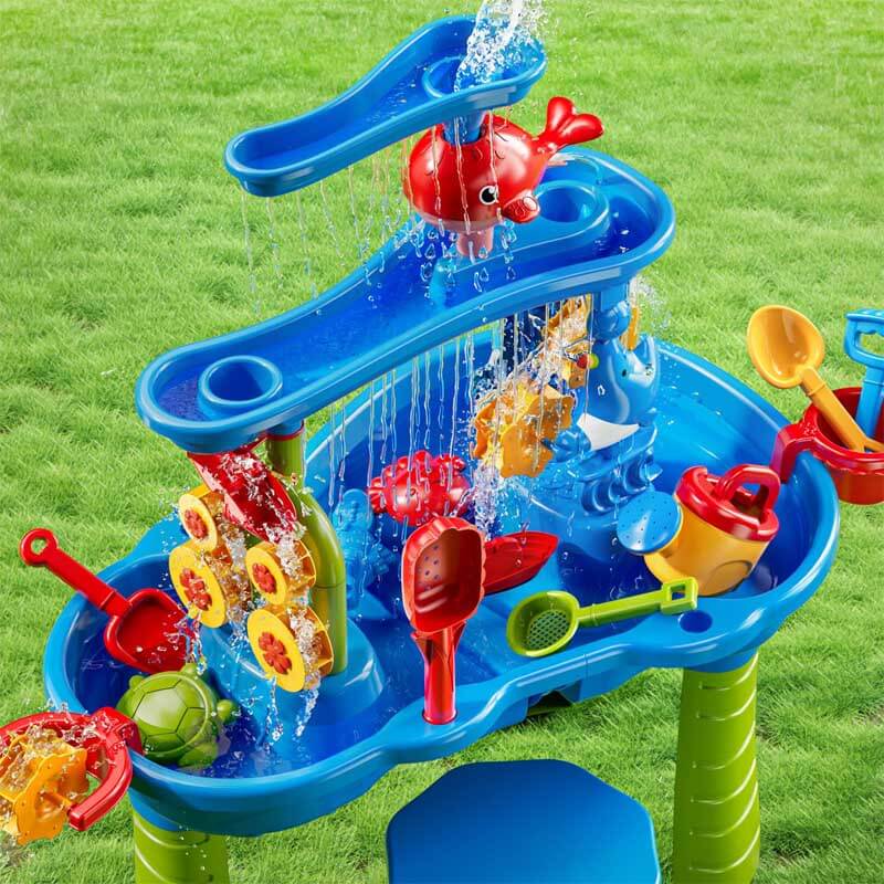 Fidtoy Water Table Play Set 3 Tier Outdoor Sand Water Toy