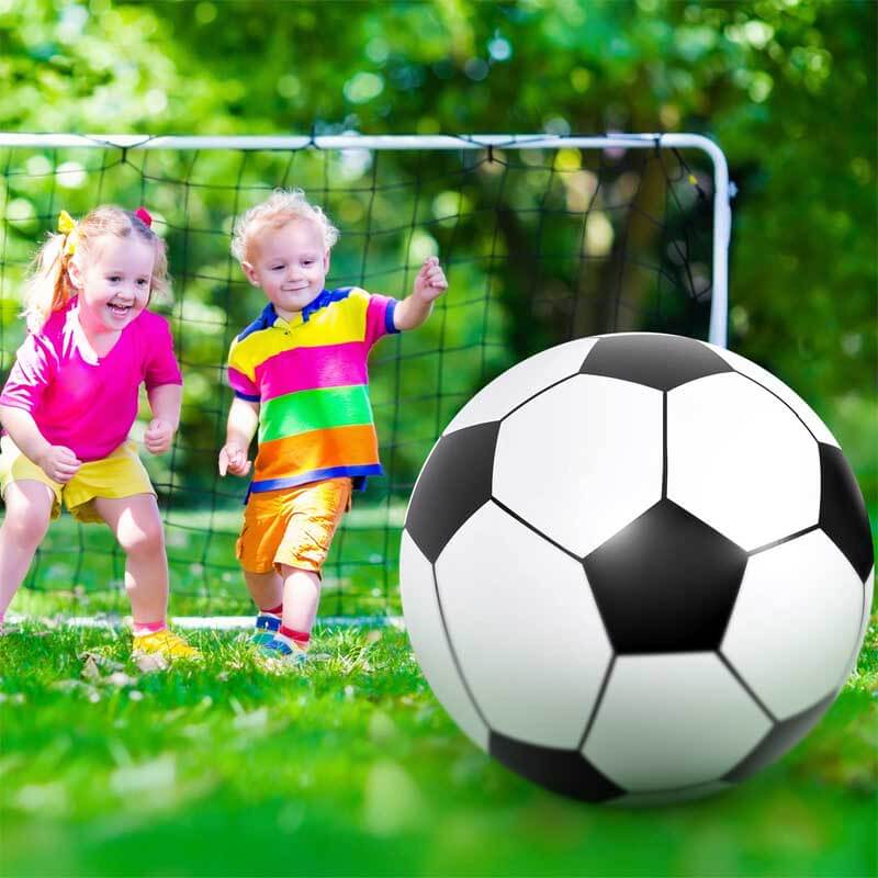 Fidtoy Balón de fútbol inflable gigante para niños | Para jugar en el patio, la playa y la piscina | PVC duradero