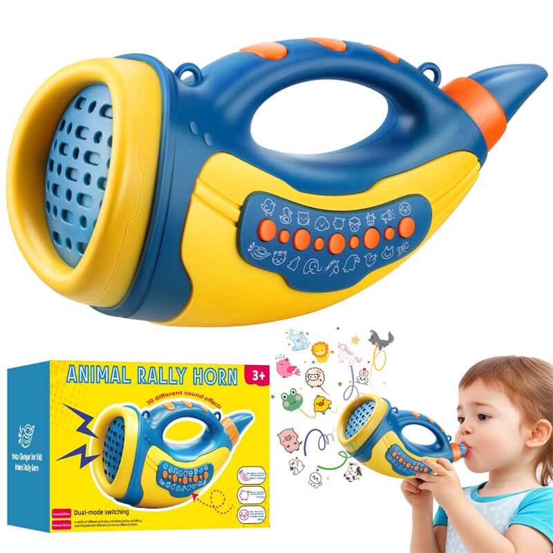 Fidtoy Animal Sounds Horn Toy for Toddlers Interactive Learning & Lung Training