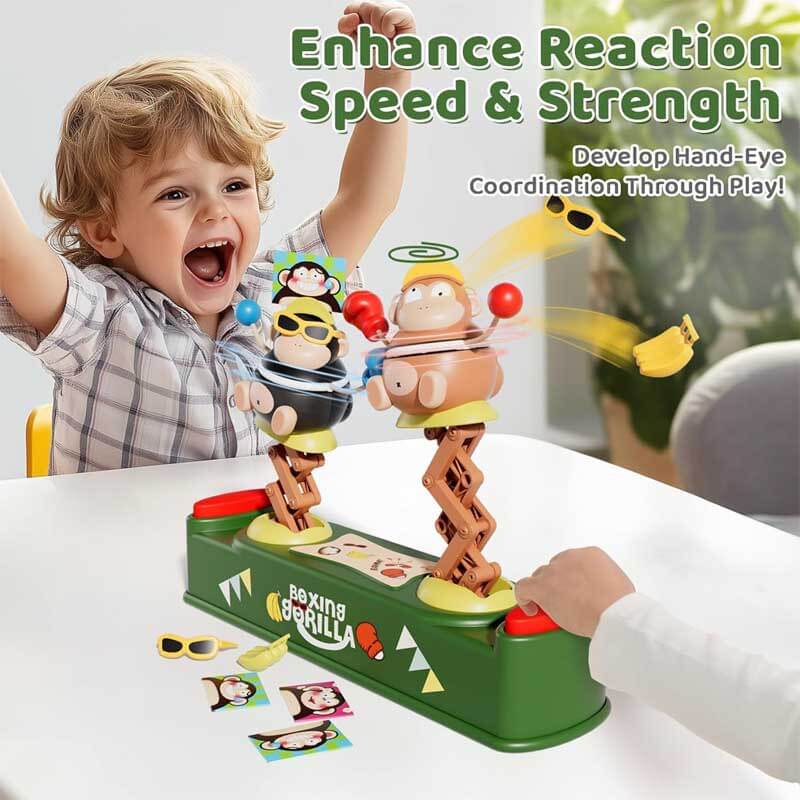 Fidtoy Tabletop Interactive Boxing Game for Kids | Hand-Eye Coordination & Family Fun