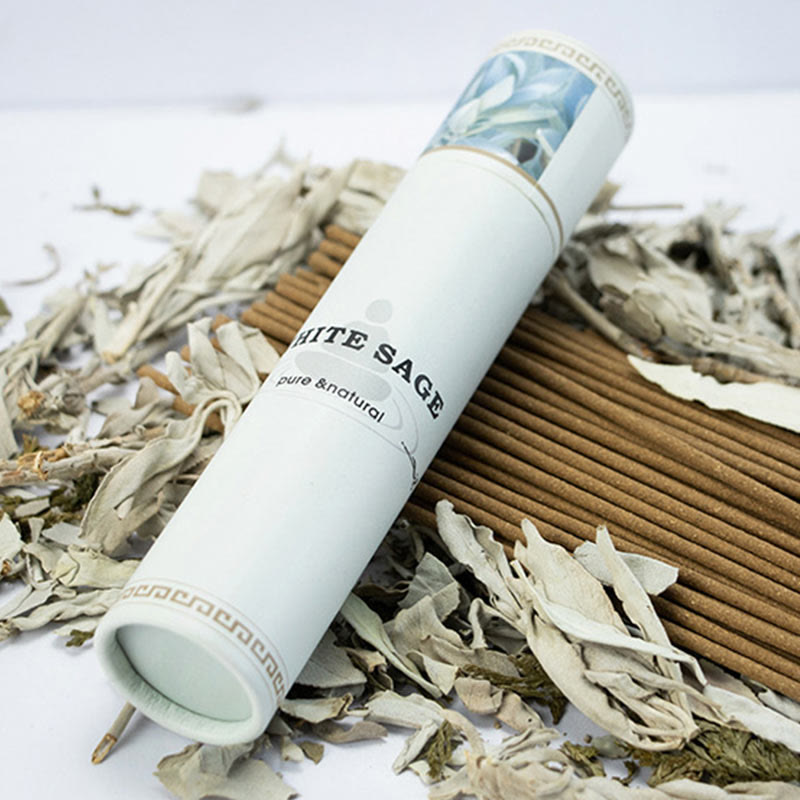 Buddha Stones White Sage Incense Purify Healing Meditation California Sage Incense Sticks Incense BS 7