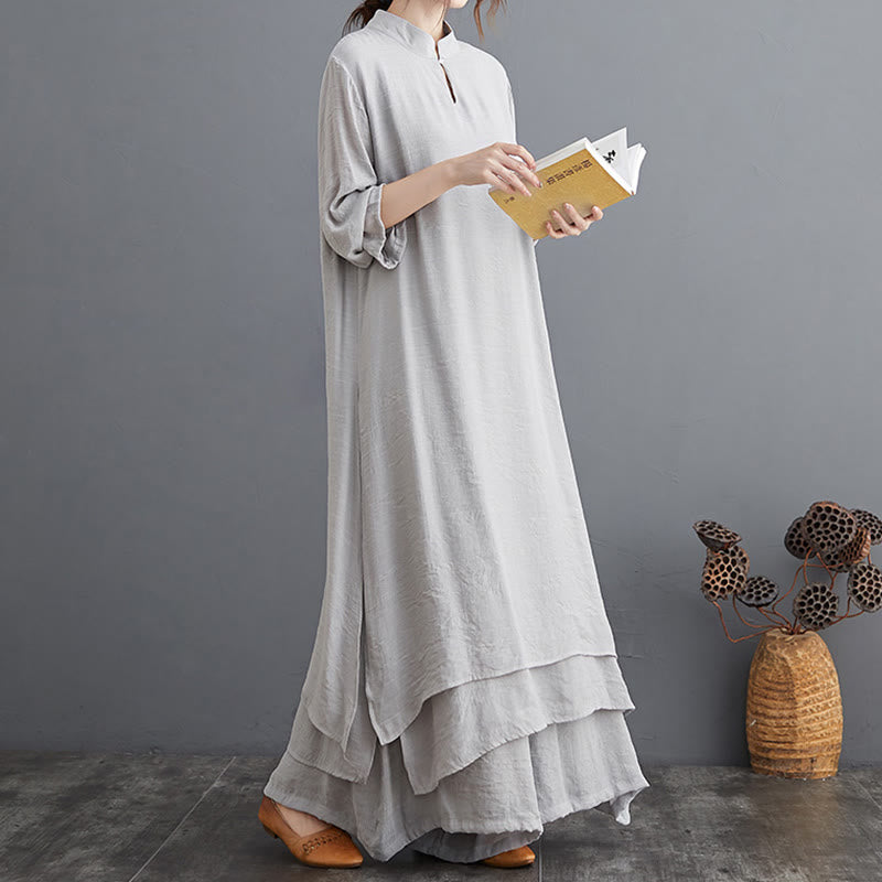 Ensemble de vêtements pour femmes Foviel, motif simple, pour la méditation, la prière, la pratique spirituelle, le zen et le yoga