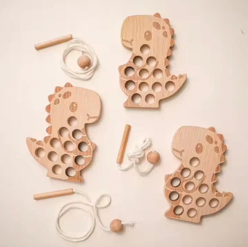 Jouet à enfiler dinosaure pour tout-petits