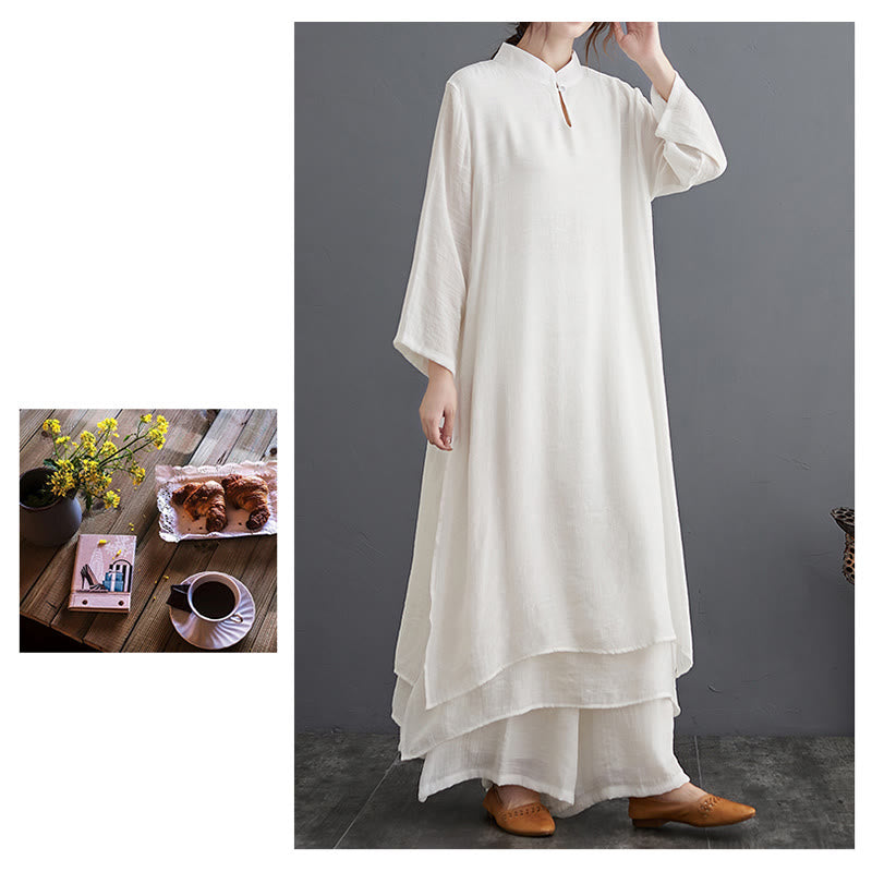 Foviel Einfaches Muster Meditation Gebet Spirituelle Zen Praxis Yoga Kleidung Damen Set