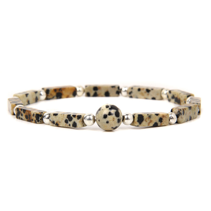 Buddha Stones Natural Crystal Amethyst Tiger Eye Spiritual Balance Bracelet Bracelet BS Zebra Jasper