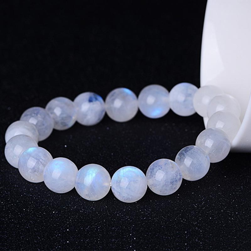 Buddha Stones Natural Moonstone Prosperity Bracelet Bracelet BS 3