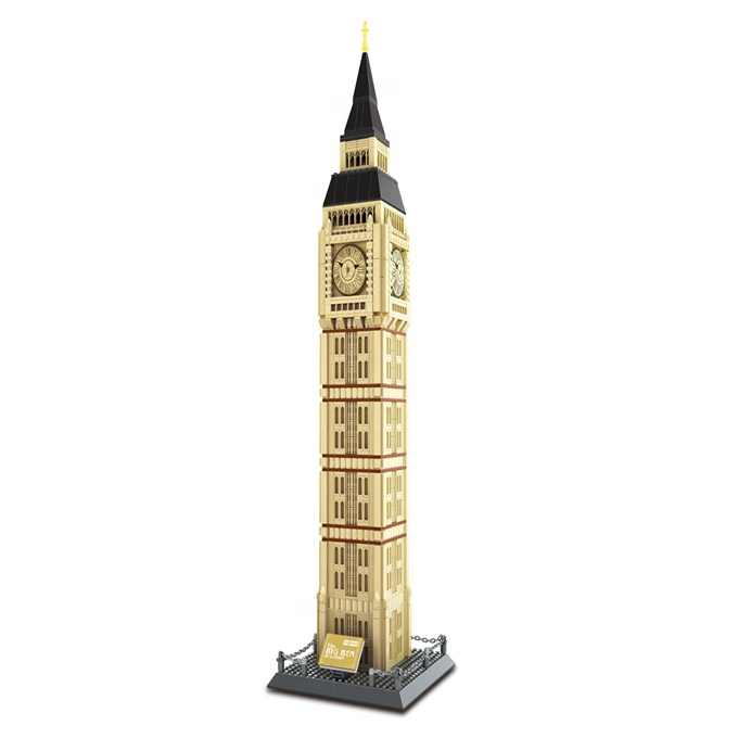 El Modelo de Bloques de Construcción BIG BEN de Londres 1660 Piezas - 216
