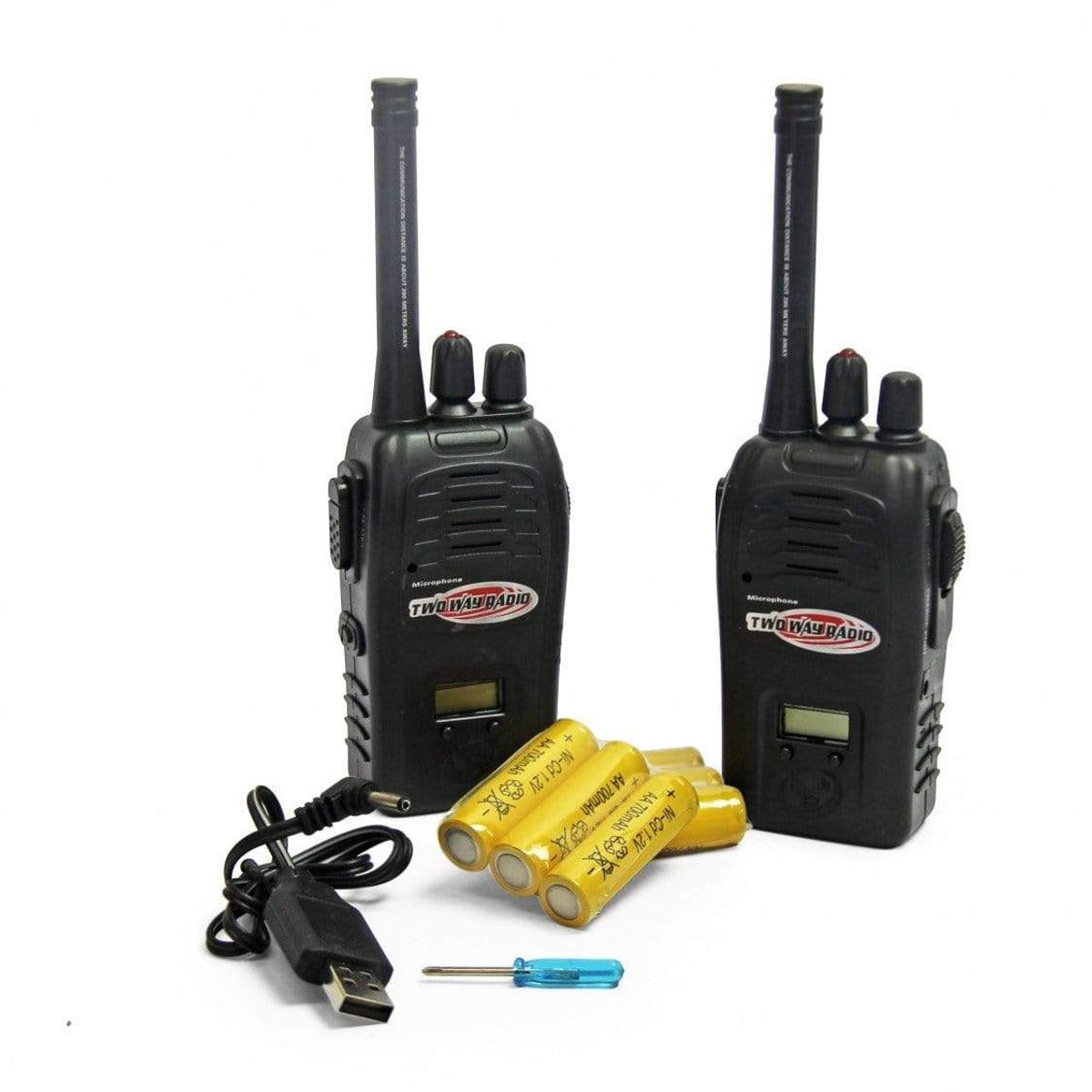 Set de Walkie Talkies Recargables - Alcance de 200 Metros