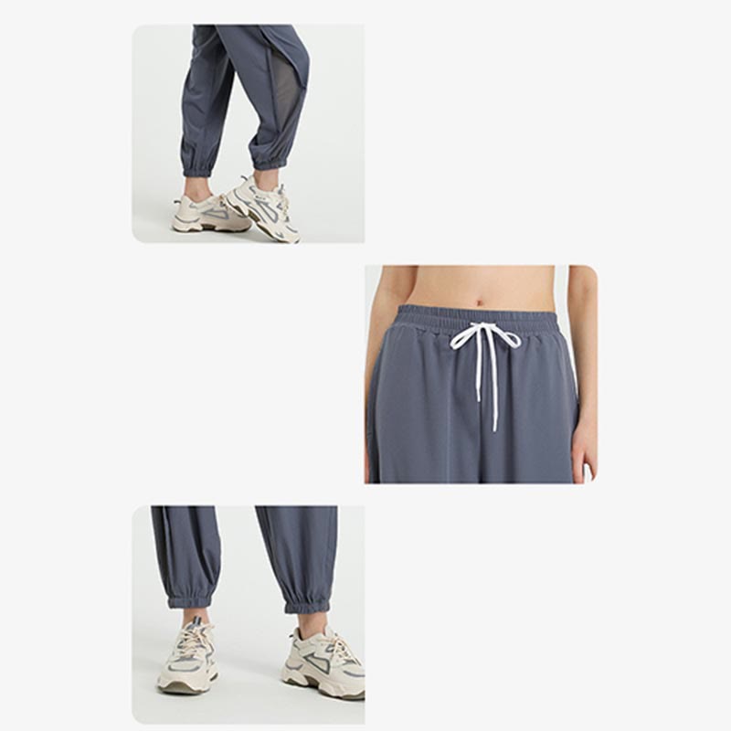Buddha Stones High Waist Loose Fitness Yoga Sports Track Pants With Pockets Track Pants BS 5