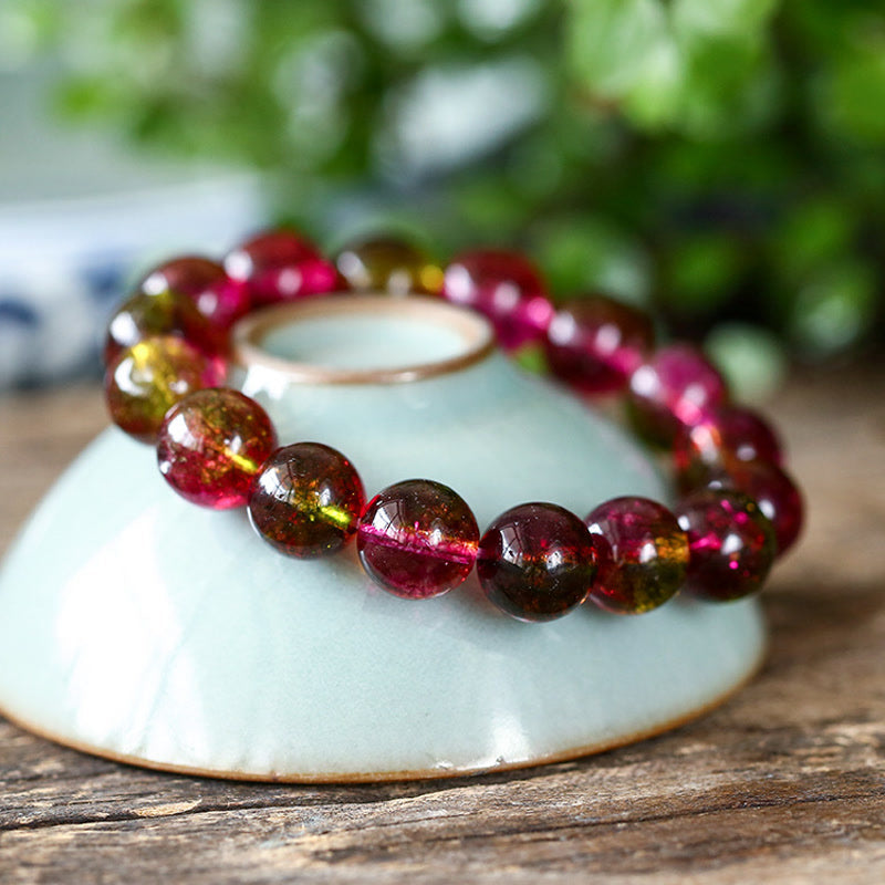 Buddha Stones Natural Tourmaline Love Wisdom Bracelet Bracelet BS 4