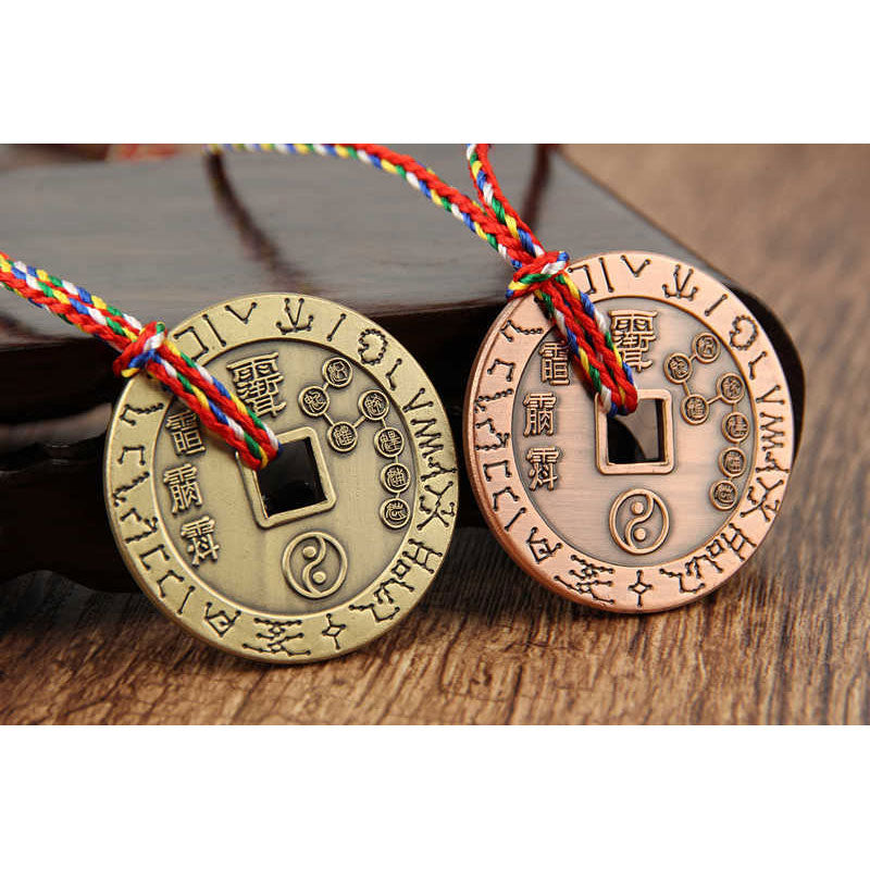 Buddha Stones Taoism Yin Yang Symbol Protection Pendant Decoration Amulet Decorations BS 9