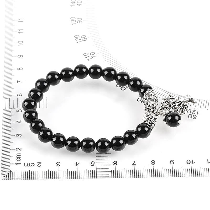 Buddha Stones Natural Gemstone Tree of Life Lucky Charm Stretch Bracelet Bracelet BS 18