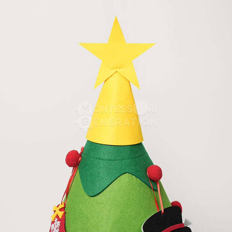 Fidtoy Sapin de Noël en Feutre DIY – Décoration de Noël Interactive pour Enfants