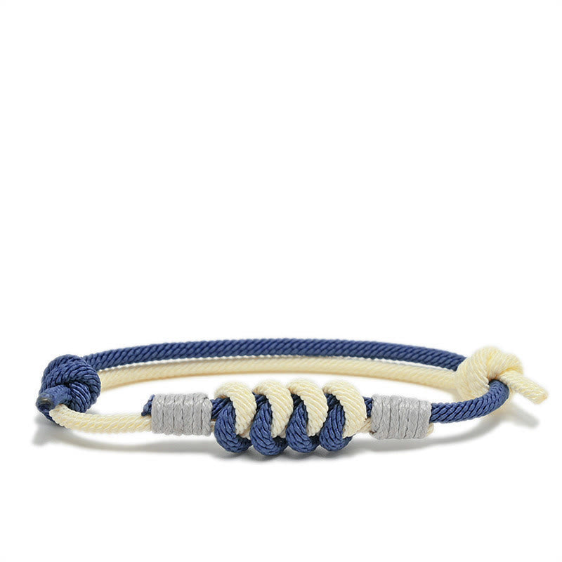 Buddha Stones Simple Design King Kong Knot Strength Braid String Bracelet Bracelet BS 11
