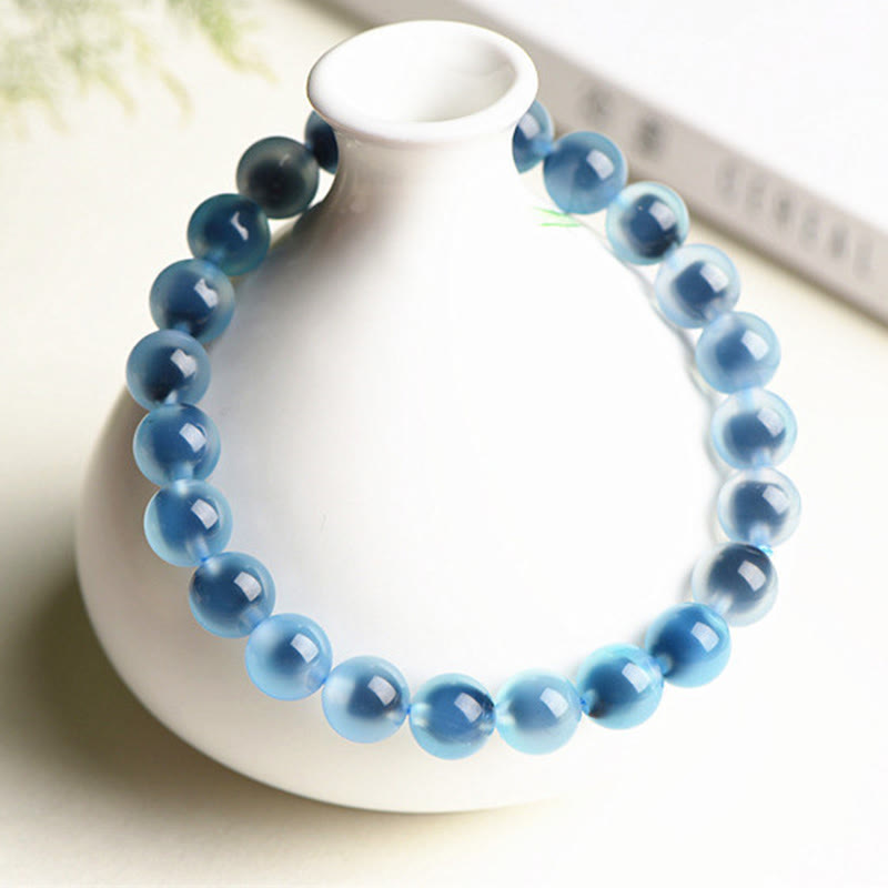 Buddha Stones Natural Colorful Candy Agate Harmony Strength Bead Bracelet Bracelet BS 1