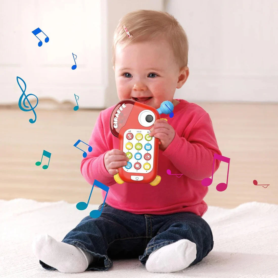 Fidtoy Learning Sensory Multi-Activity Phone Toy for Babies