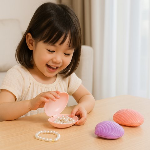 Kit de búsqueda de perlas y creación de pulseras de sirena – Juguete creativo y tranquilizante para niños
