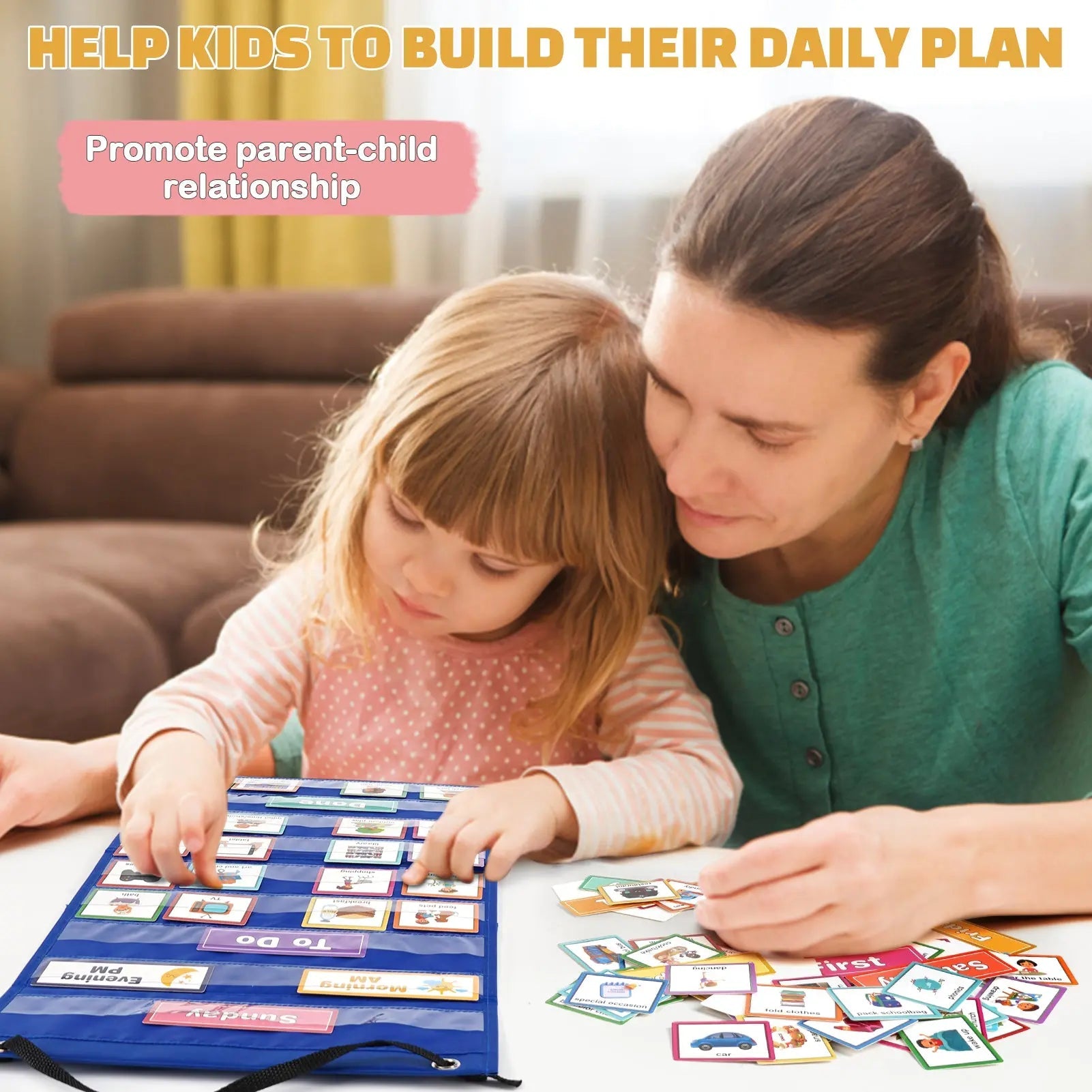 132 Visual PECS Cards Weekly Behaviour Board for Autism & ADHD