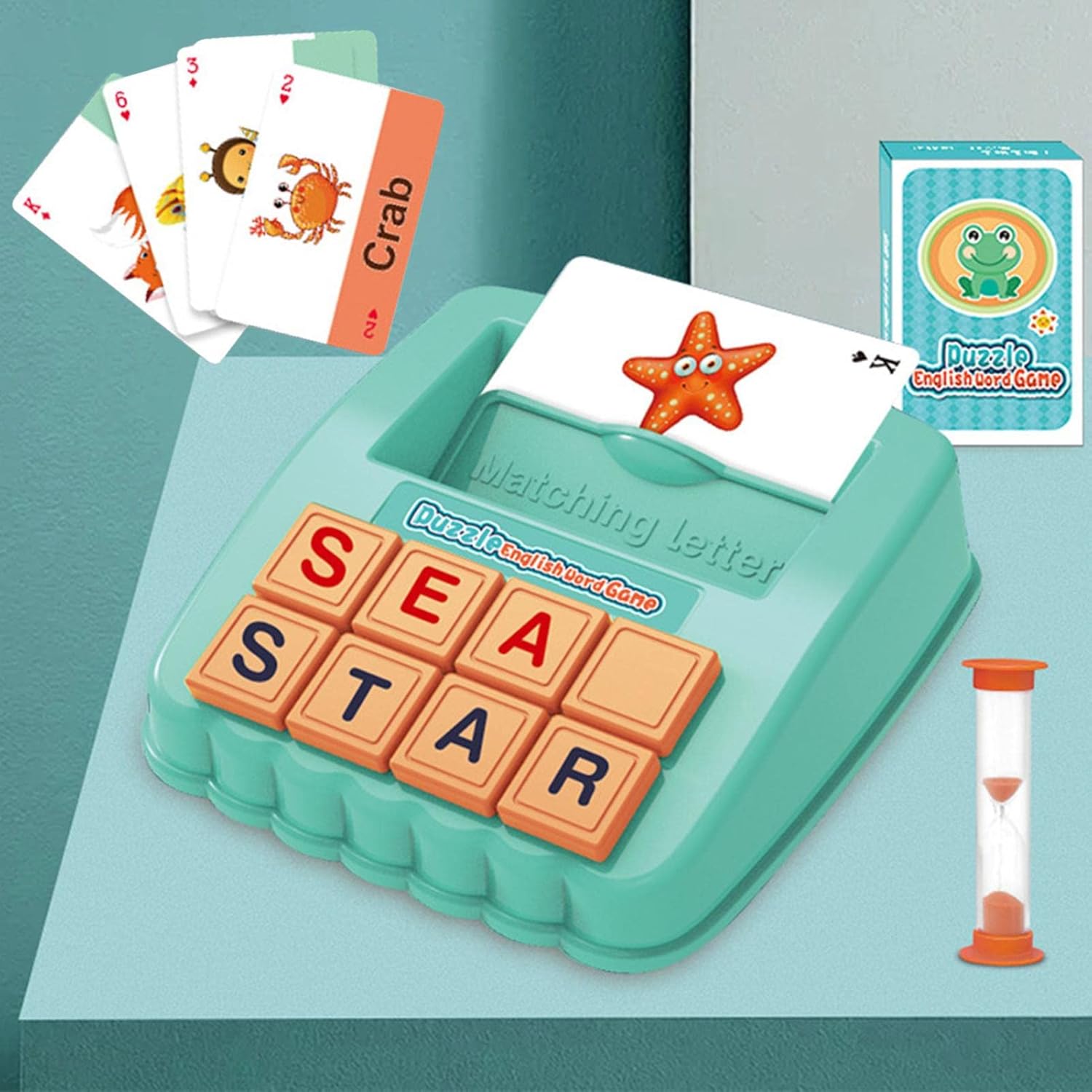 Divertido juego de cartas para deletrear el alfabeto - 73C