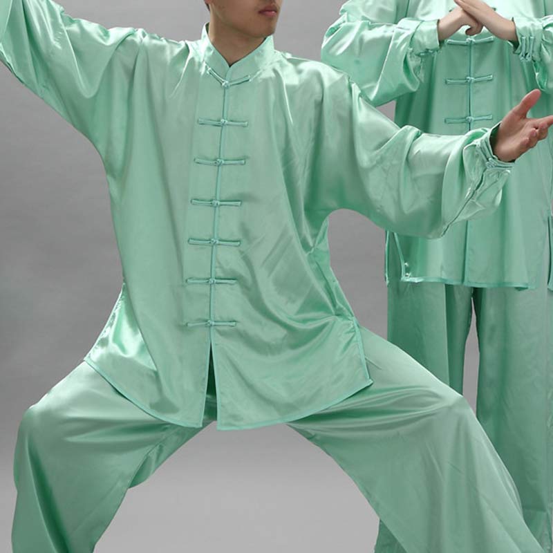 Foviel Simple Pattern Meditation Prayer Spiritual Zen Tai Chi Qigong Practice Unisex Clothing Set