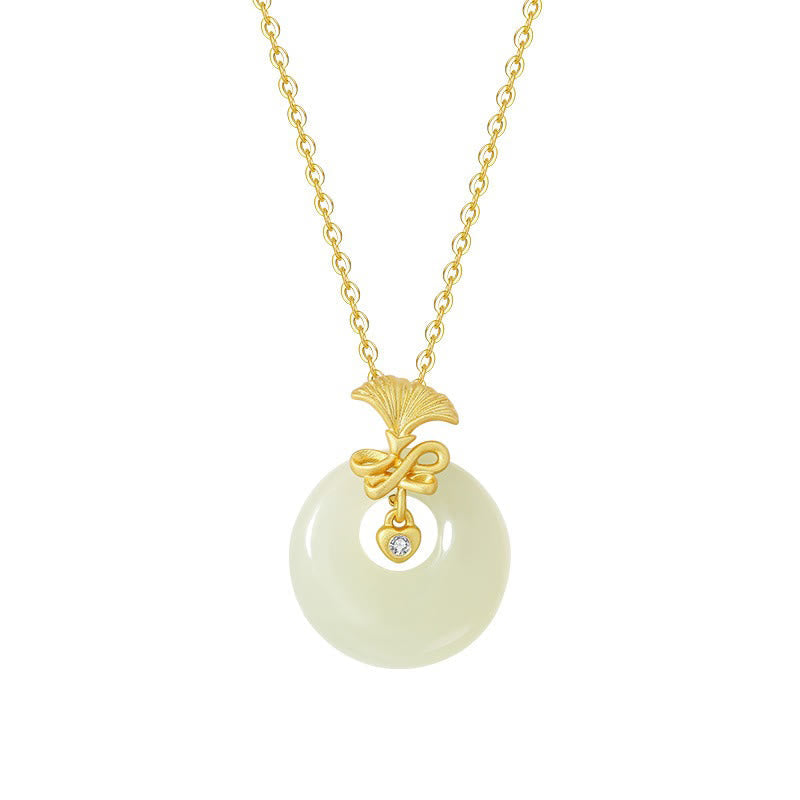 Buddha Stones 925 Sterling Silver Natural Hetian Jade Carnation Flower Prosperity Necklace Pendant Necklaces & Pendants BS 4
