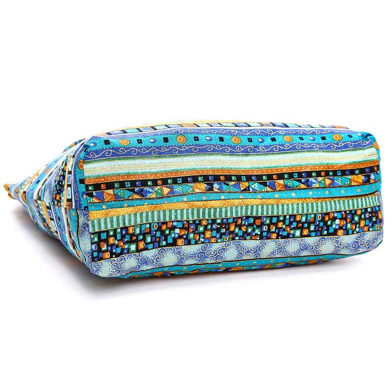 Buddha Stones Cotton Stripes Crossbody Bag Shoulder Bag Crossbody Bag&Shoulder Bag BS 7