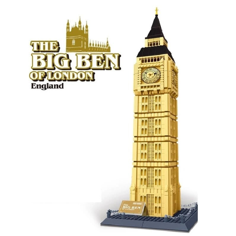 El Modelo de Bloques de Construcción BIG BEN de Londres 1660 Piezas - 216