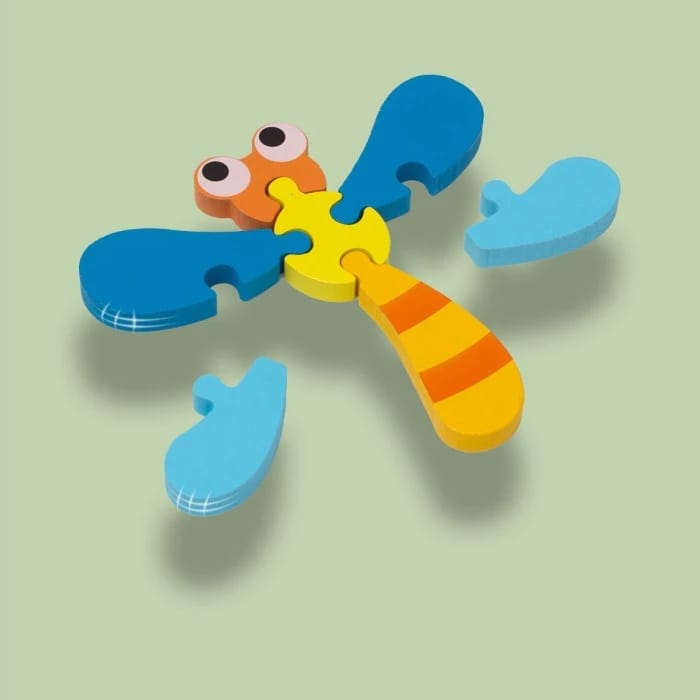 Rompecabezas 3D de Animales Tiernos para Aprender - Diseño Aleatorio