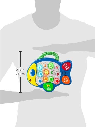 Juguete de pez interactivo Fidtoy con luces, música y modos de aprendizaje