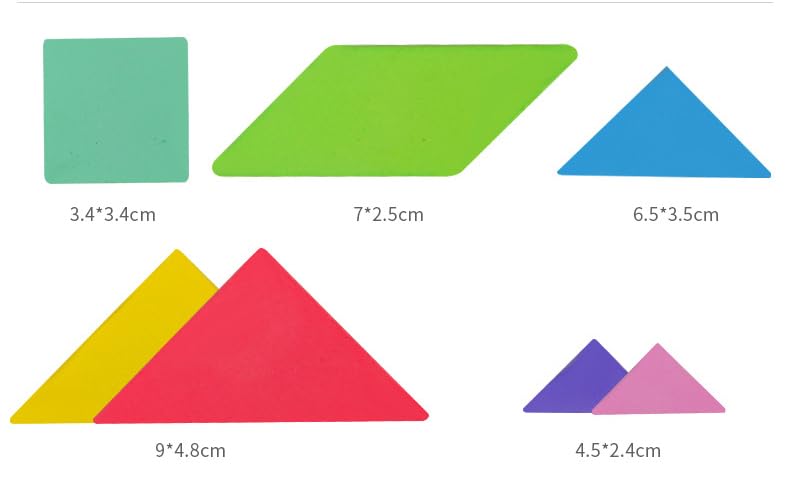 Tangram magnético infantil