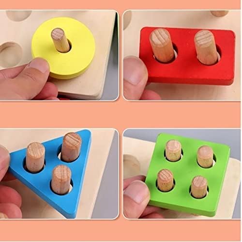 Fidtoy Wooden Magnetic Sorting Fishing Toy for Kids Age 2-6