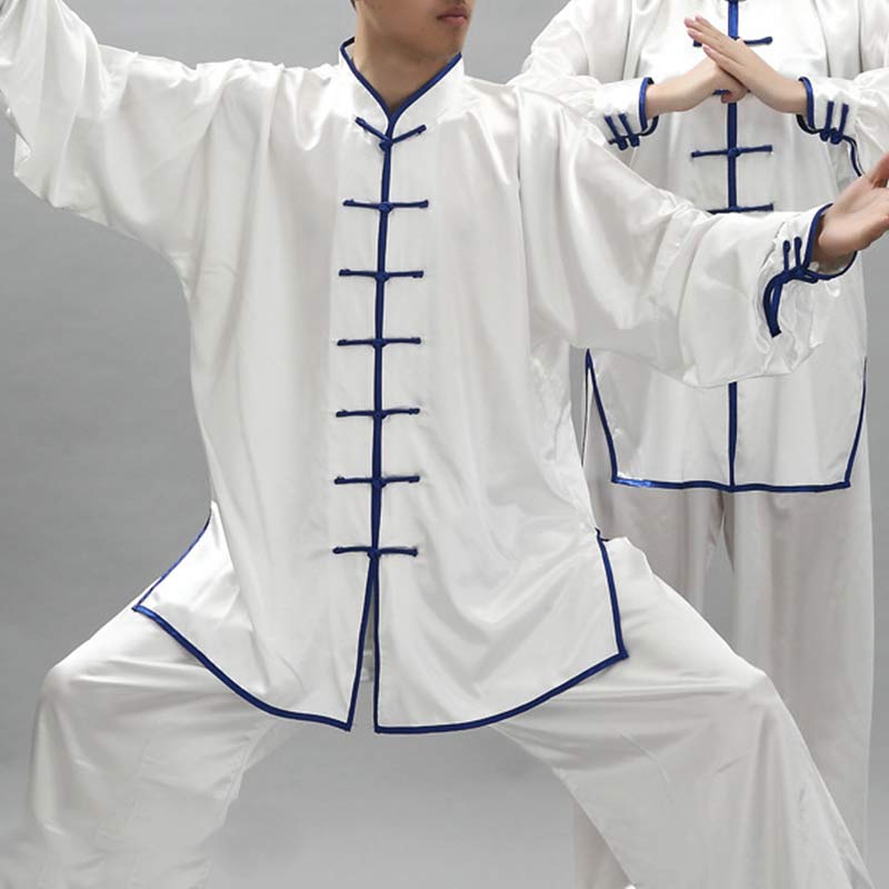 Foviel Simple Pattern Meditation Prayer Spiritual Zen Tai Chi Qigong Practice Unisex Clothing Set