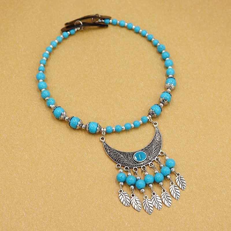 Buddha Stones Tibetan Exotic Beads Tassel Hair Decoration Decorations BS 2