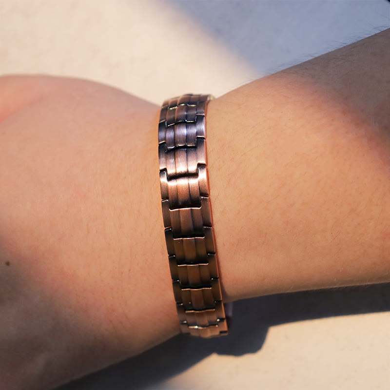 Vintage Magnetic Solid Copper Cuff Bracelet Bangle Bracelet Bangle BS 3