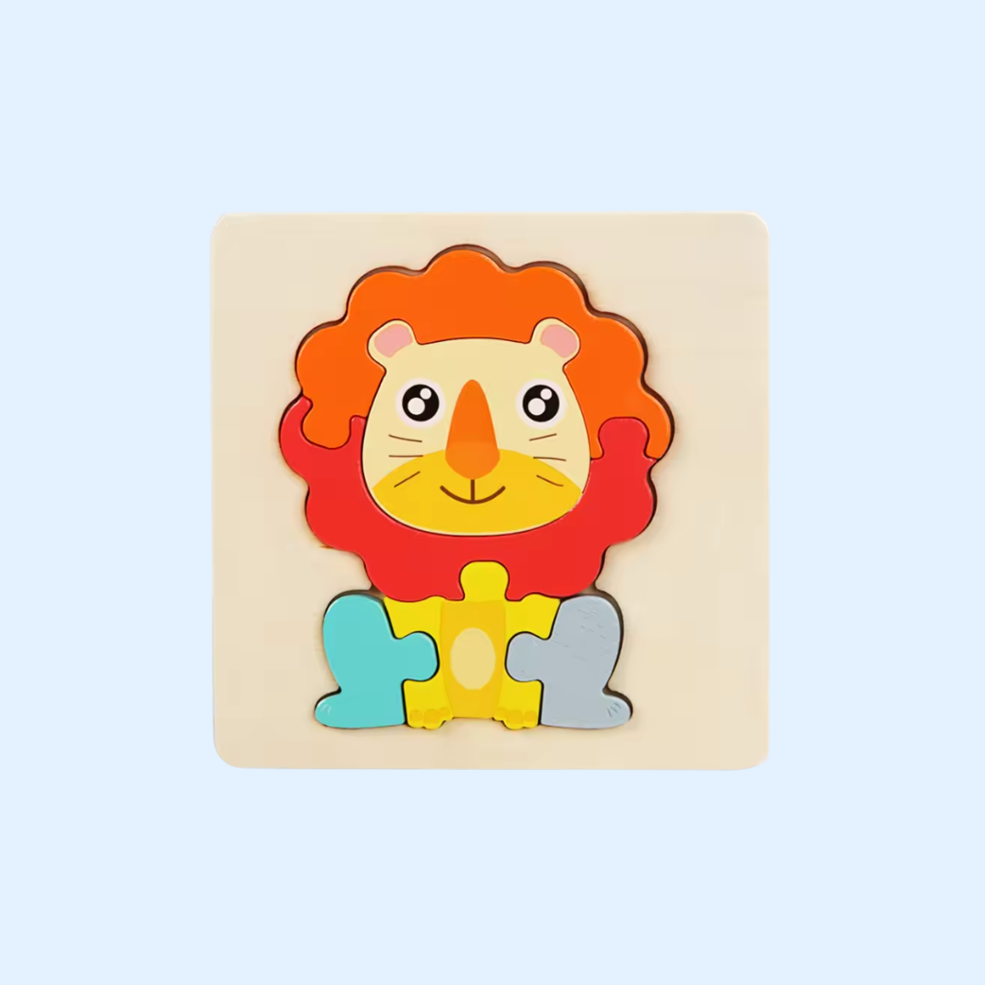 Rompecabezas de madera Fidtoy Shape & Learn para niños pequeños. Aprendizaje temprano Montessori.