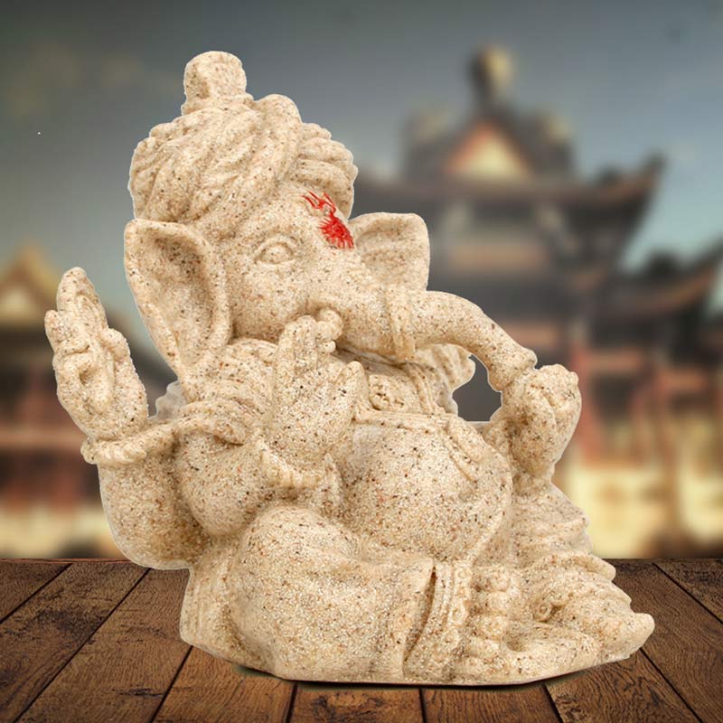 Buddha Stones Ganesh Ganpati Elephant Statue Transformation Home Decoration Decorations BS 3