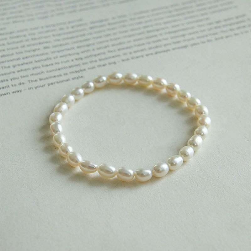 Buddha Stones Natural Pearl Healing Beaded Bracelet Bracelet BS 3