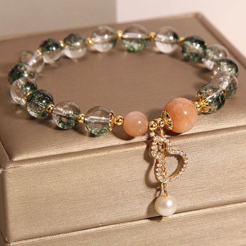 Buddha Stones Green Phantom Gourd Charm Confidence Bracelet 5
