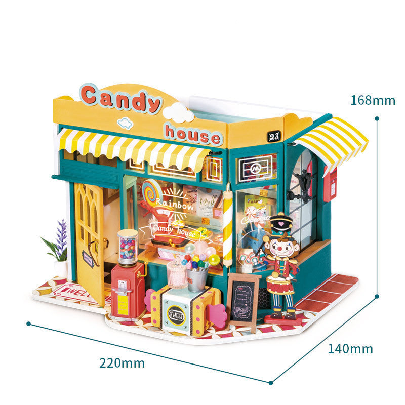 Hand Assembled Miniature House Model