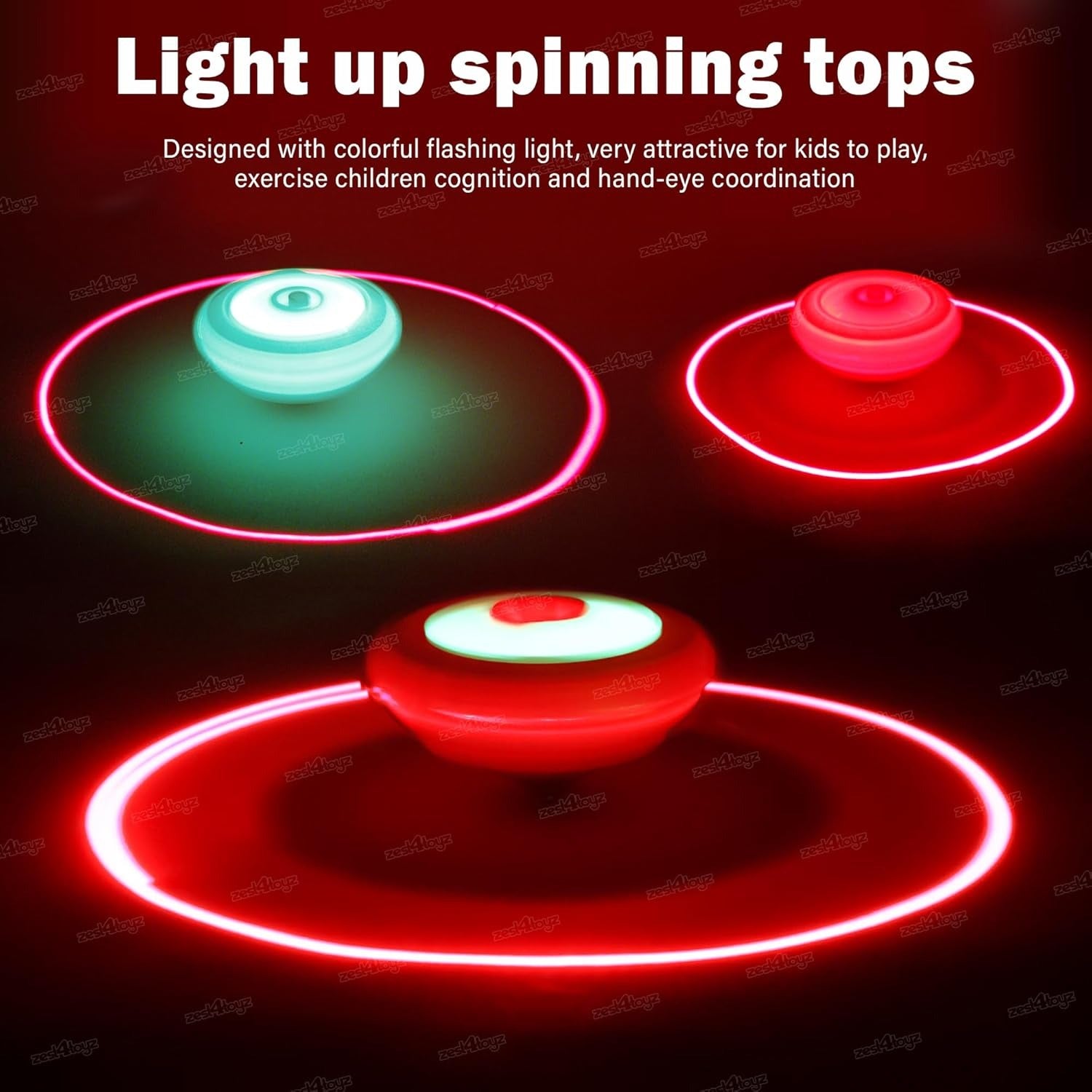 Toupie lumineuse à LED avec musique - 333
