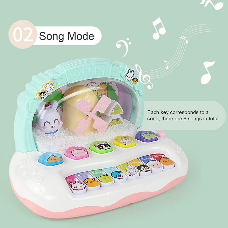 Glow Snowflake Animal Baby Piano kit - 349