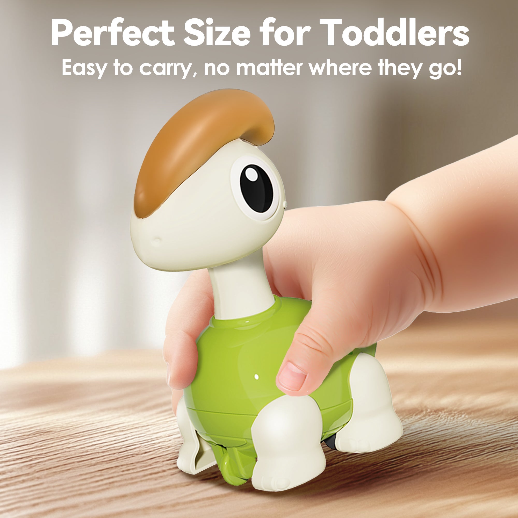 Fidtoy Mini Dinosaur Press to Go Car Toys