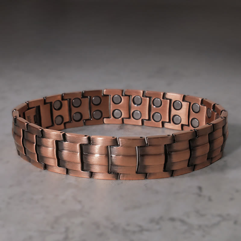 Vintage Magnetic Solid Copper Cuff Bracelet Bangle Bracelet Bangle BS 1