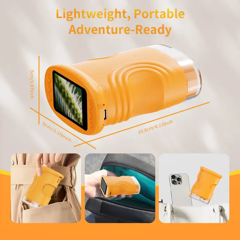 NanoVue™ – El microscopio de bolsillo que obsesiona a los niños con explorar el mundo de cerca (captura sus descubrimientos para siempre)