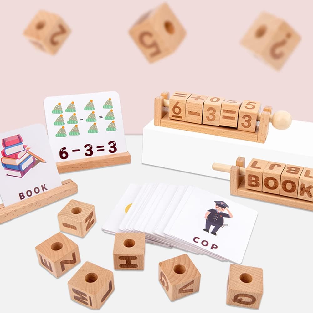 Fidtoy Juego de Ortografía de Madera para Niños