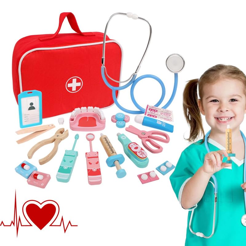 Doctor's wooden case