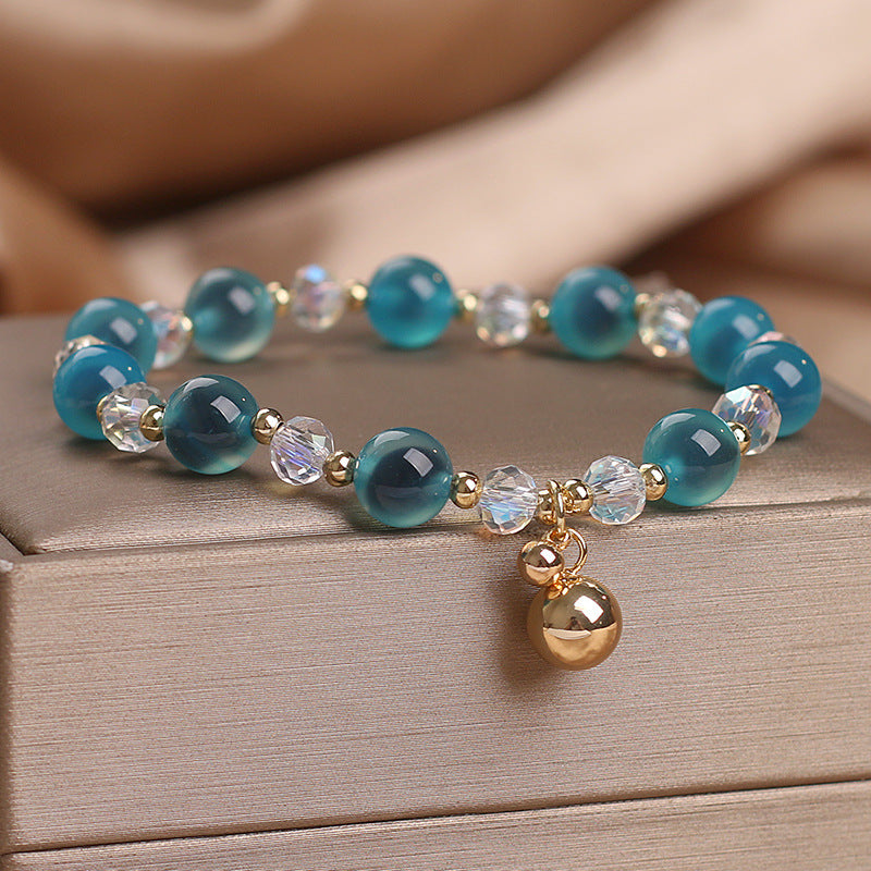 Buddha Stones Candy Agate Healing Harmony Bead Charm Bracelet Bracelet BS 4