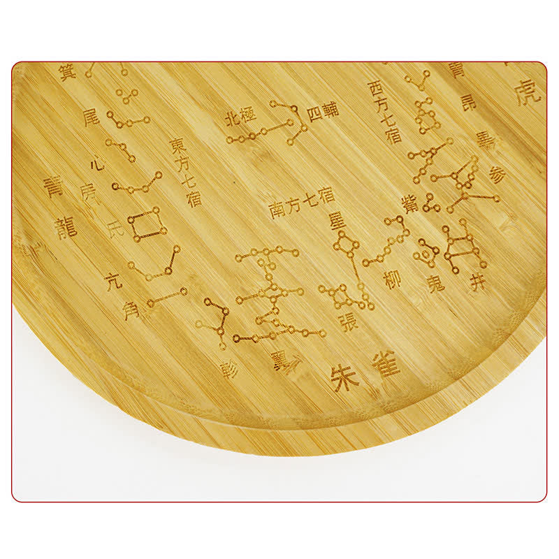 Buddha Stones Feng Shui Bamboo Bagua Map Harmony Energy Map Bagua Map BS 7